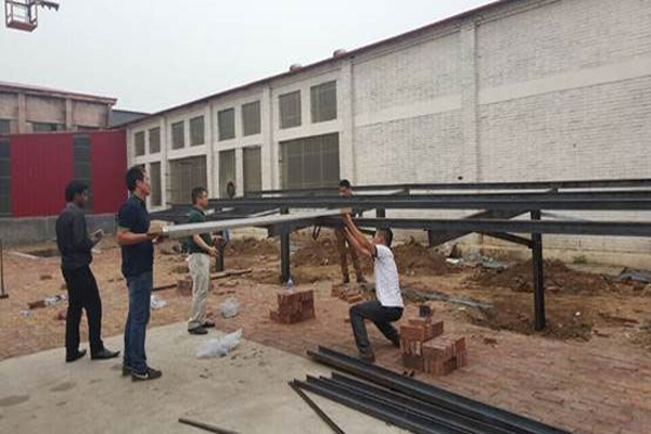 今年会“施工队”，“一级施工资质”,获印度客户好评