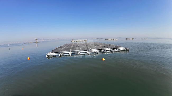 今年会海上光伏系统